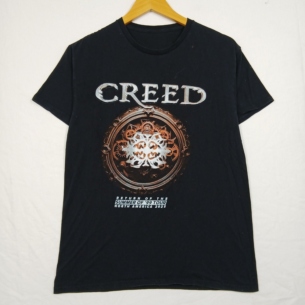 Creed Return of the Summer of 99 Tour 2024 Graphic T-Shirt Black Concert Tee